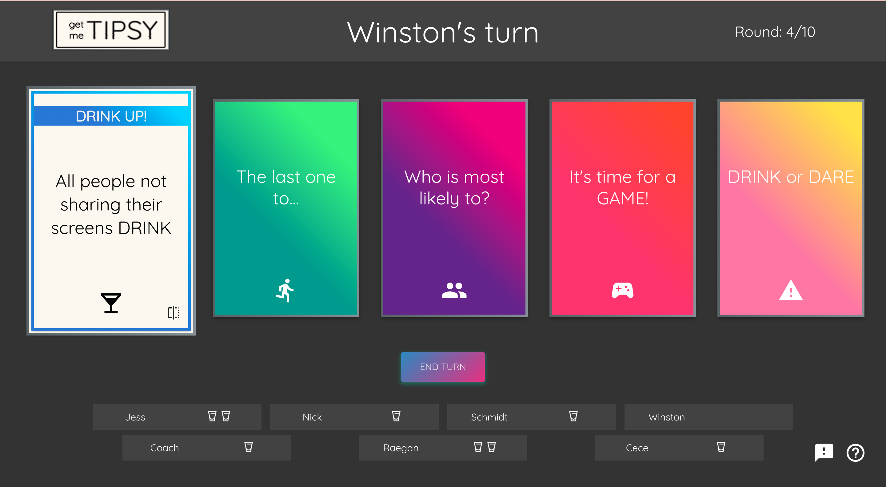 Game page